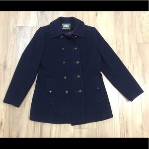 Mackintosh Wool Navy Peacoat